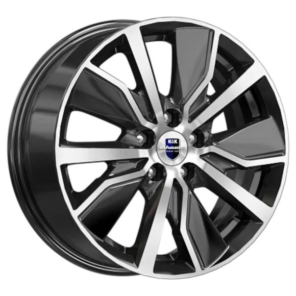 Диски КиК  Гамбит (КС961)  6,5\R16 5*100 ET38  d57,1  Алмаз черный  [78745]  <С>
