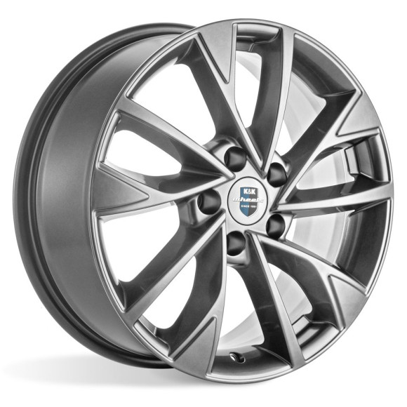 Диски КиК  Роквуд (КС900)  7,0\R17 5*114,3 ET38  d67,1  Дарк платинум  [77069]