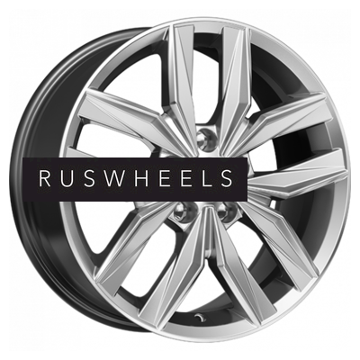 Диски КИК 7x17/5x114,3 ET50 D67,1 КС774 Дарк платинум