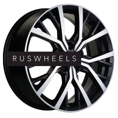 Диски Khomen Wheels 7x18/5x114,3 ET50 D54,1 KHW1806 (Coolray) Black-FP