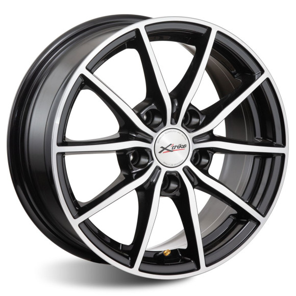 Диски X'trike  X-111М  6,5\R15 5*100 ET38  d57,1  BK/FP  [76798]
