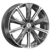 Диски СКАД Premium 7,0\R19 5*108 ET33 d60.1 Diamond gloss graphite