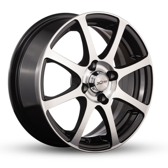 Диски X'trike  X-114М  5,5\R14 4*100 ET35  d67,1  BK/FP  [77536]