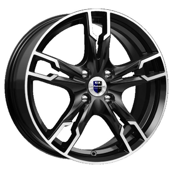 Диски КиК  Солар (КС875)  7,0\R17 5*112 ET40  d66,6  Алмаз черный SK  [75047SK]  <С>